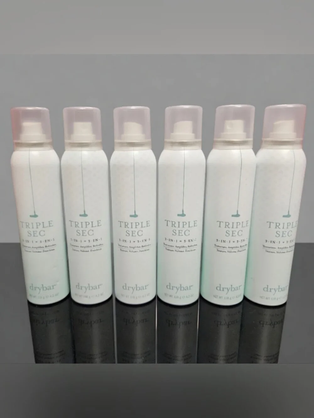 NEW Dry Bar 6pc Triple Sec Finishing Spray 3 in 1 Bundle (six bottles) 4.2 oz ea